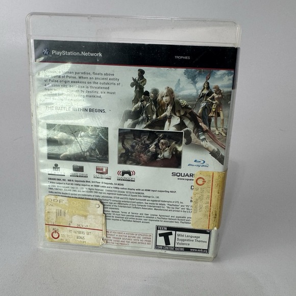 Final Fantasy XIII‎ (Sony PlayStation 3, 2010) PS3 Game - Picture 2 of 3